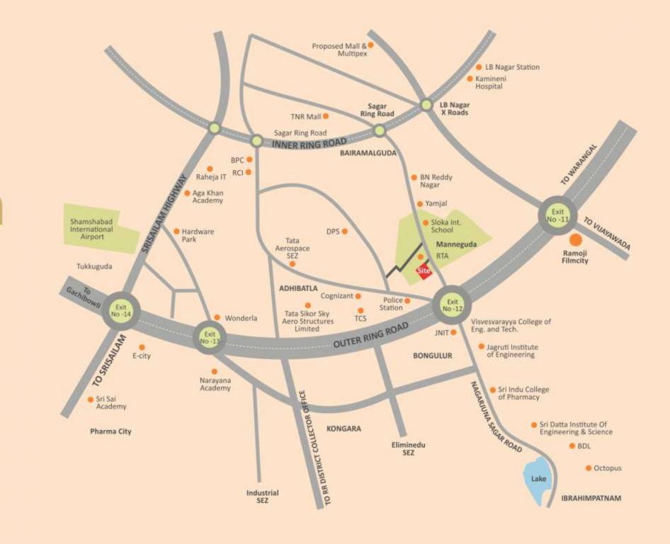  affluence Location Plan