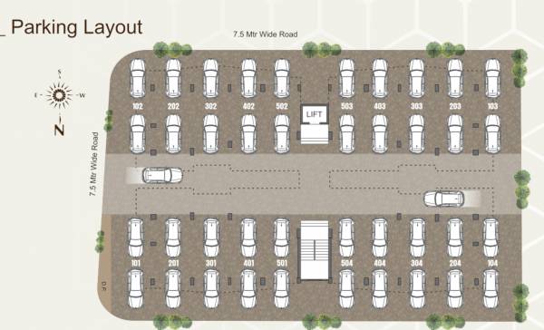  fortune Cluster Plan for ground Floor