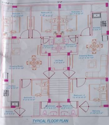  estate-dream-project-2021 Dummy Tower Typical Cluster Plan