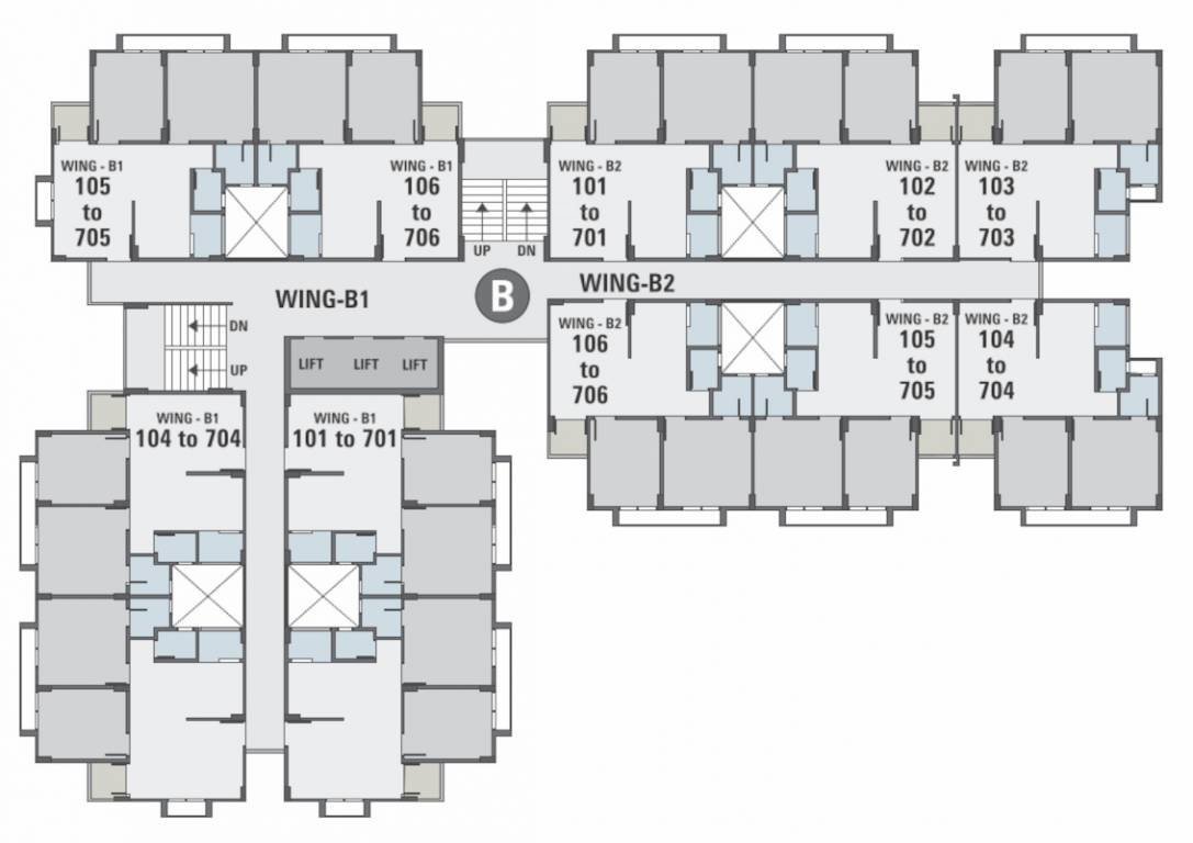  royal Block B Cluster Plan