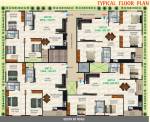  tulasi-brindavan Tulasi Brindavan Cluster Plan from 1st to 4th Floor