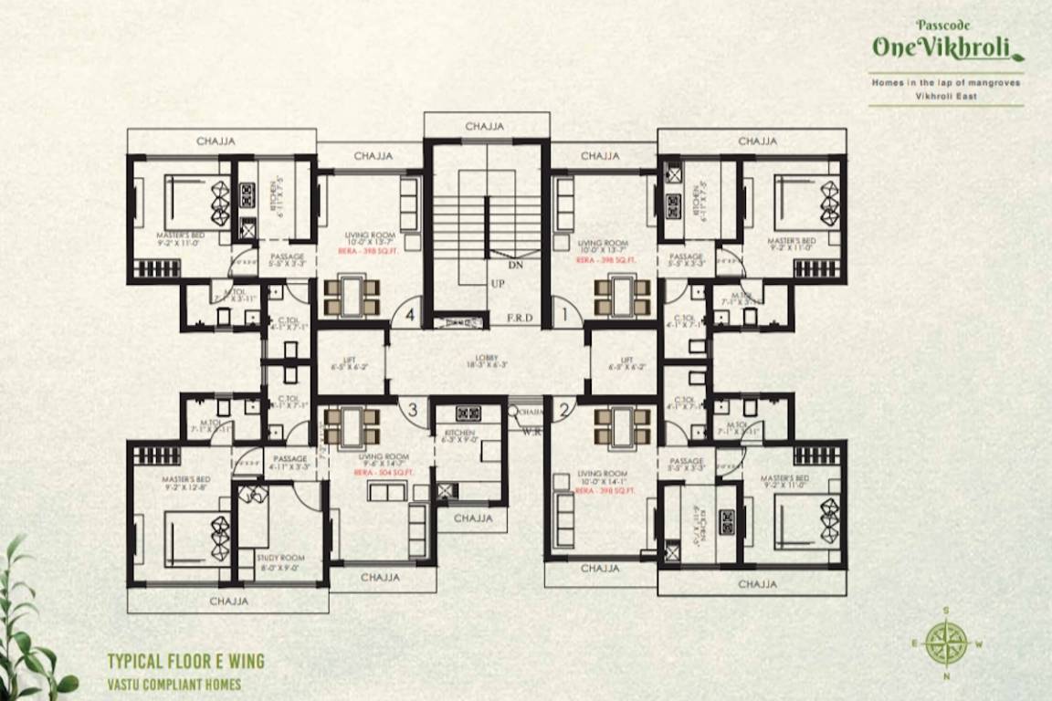  passcode one vikhroli Cluster Plan