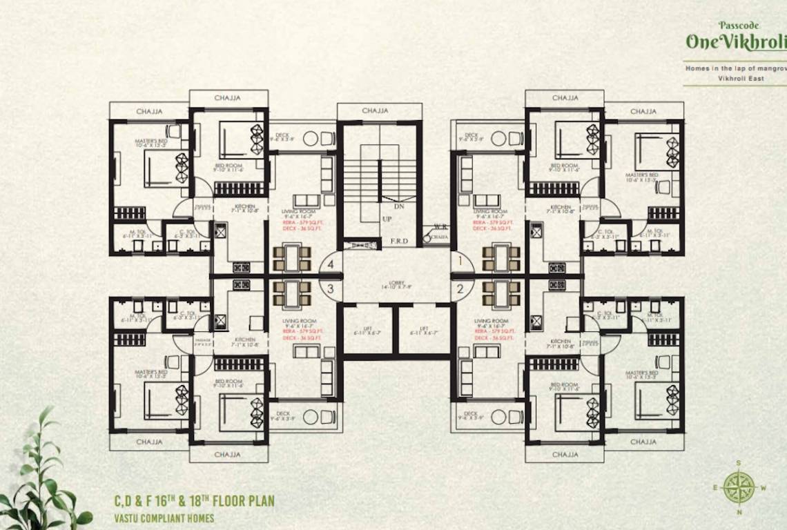  passcode one vikhroli Cluster Plan