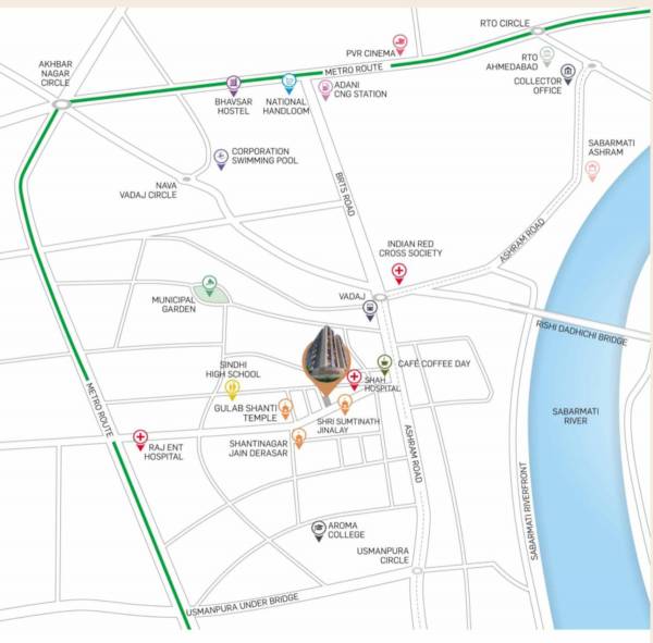  sanidhya Location Plan