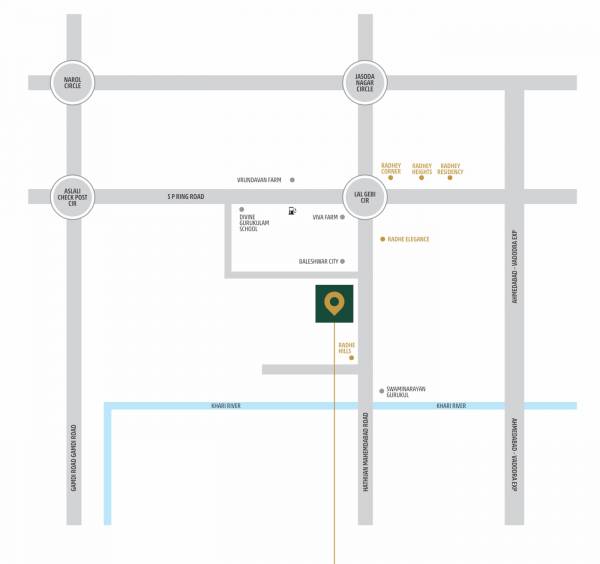  radhe-parisar Location Plan