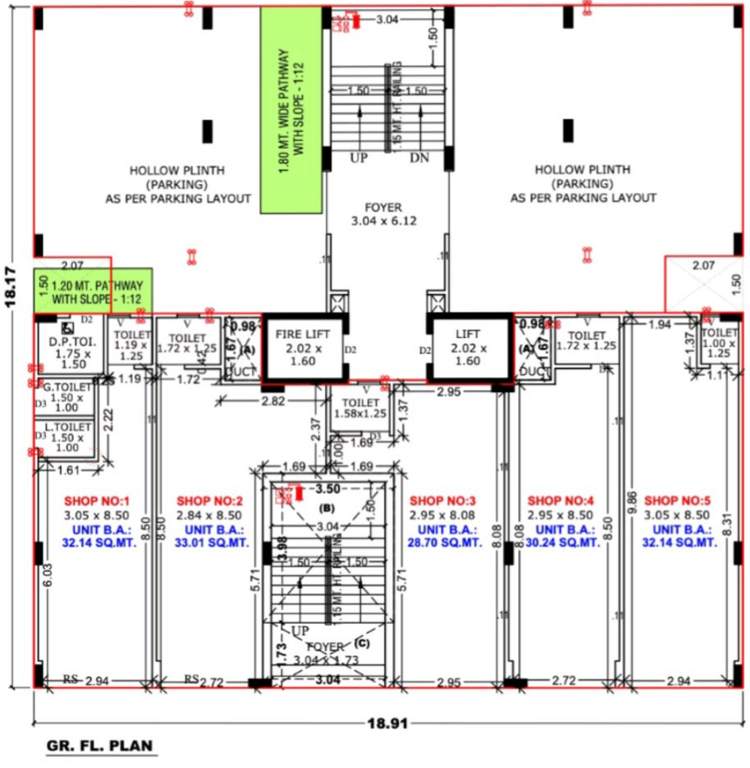  sivanta avenue Sivanta Avenue Cluster Plan for ground Floor