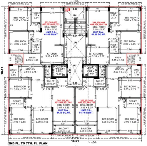  sivanta-avenue Sivanta Avenue Cluster Plan from 2nd to 7th Floor