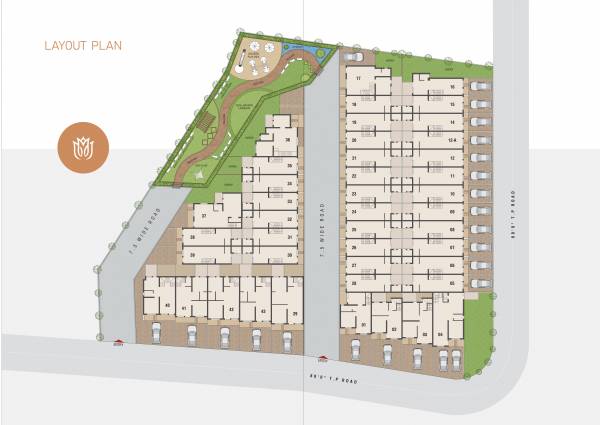  garden-green-bunglows Layout Plan