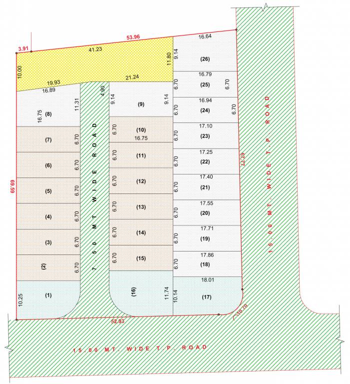  prithviraj residency Layout Plan