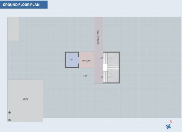  bluet Single Wing Cluster Plan for ground Floor