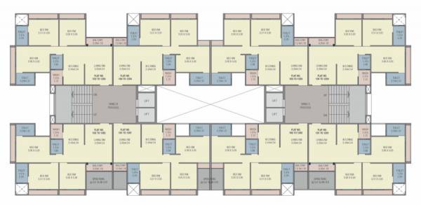  seltosa Wing B Cluster Plan from 1st to 12th Floor