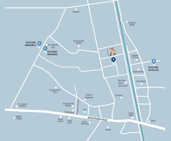  keystone-72 Location Plan