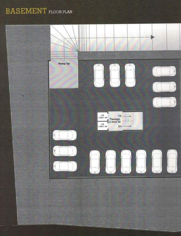  fortune heights Tower A Cluster Plan for Basement Floor