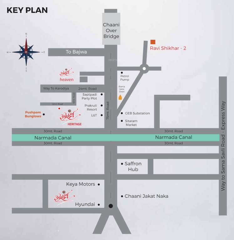  rudraksh heritage Location Plan