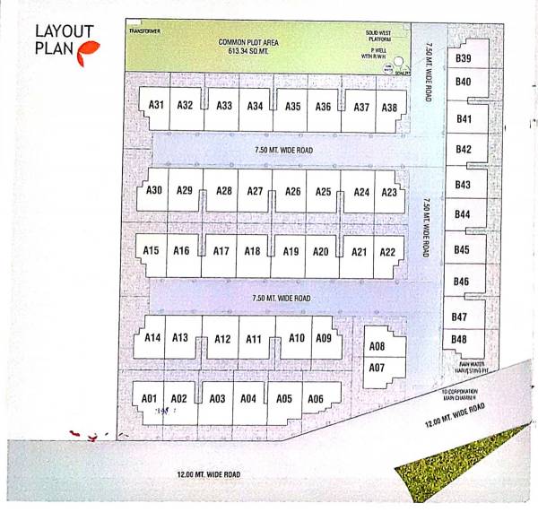  shreeji-tenaments Layout Plan