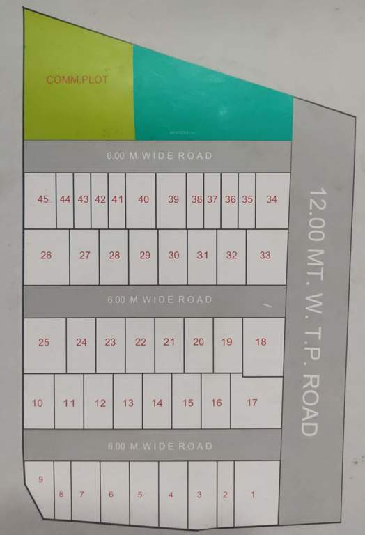  al kabir residency Layout Plan
