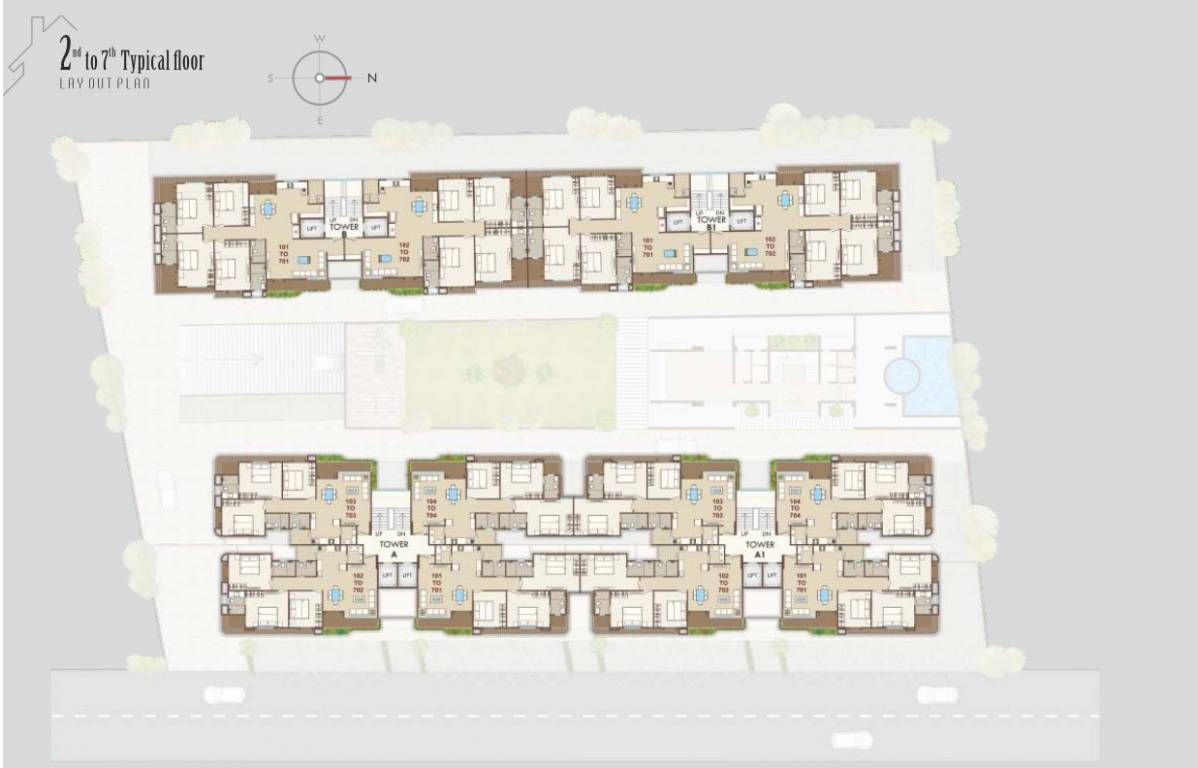  shree siddheshwar pacific A1 Cluster Plan