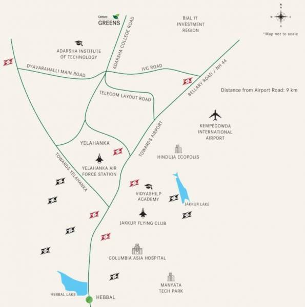  greens- Location Plan