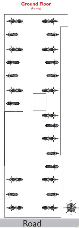  shiv sai appartment Shiv Sai Appartment Cluster Plan for ground Floor