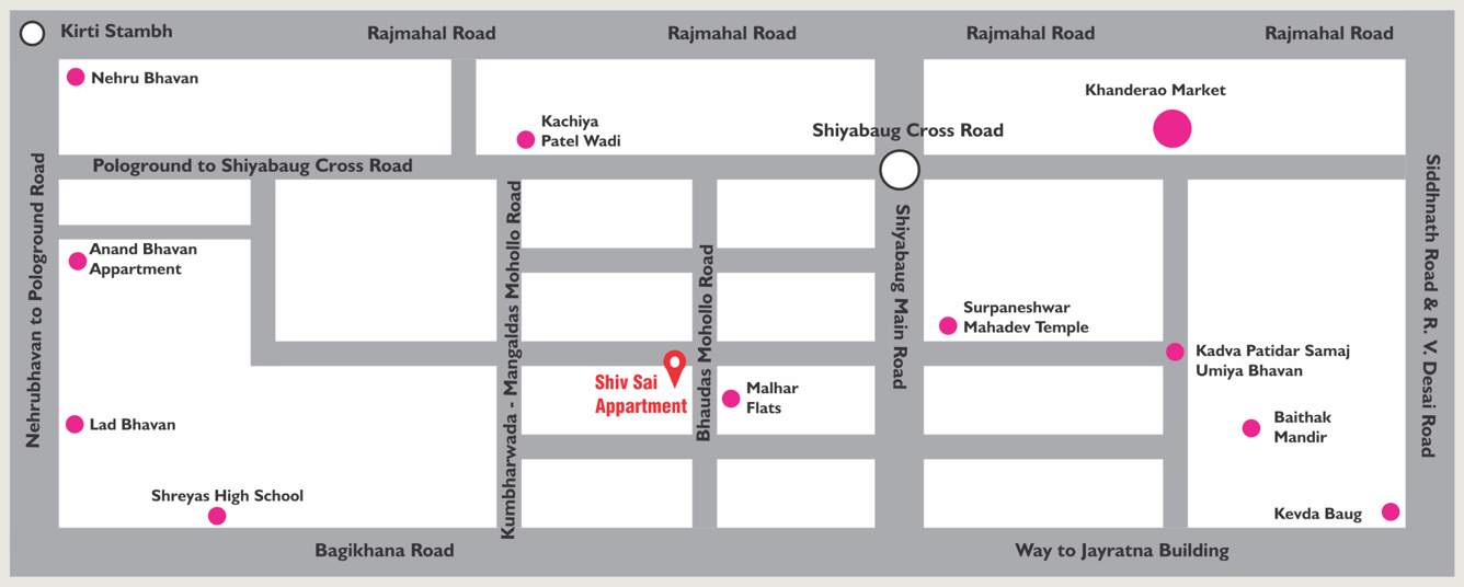  shiv sai appartment Location Plan