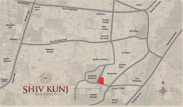  shivkunj-residency Location Plan