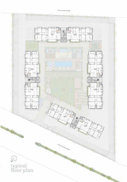 Tower A,B,C,D Cluster Plan samasta Tower A,B,C,D Cluster Plan