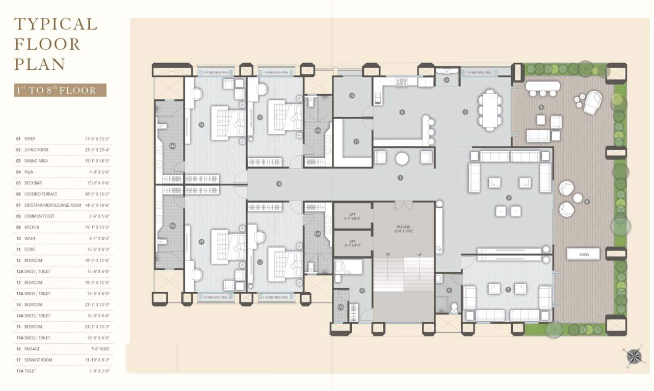 spenser x gold Spenser X Gold Cluster Plan from 1st to 8th Floor