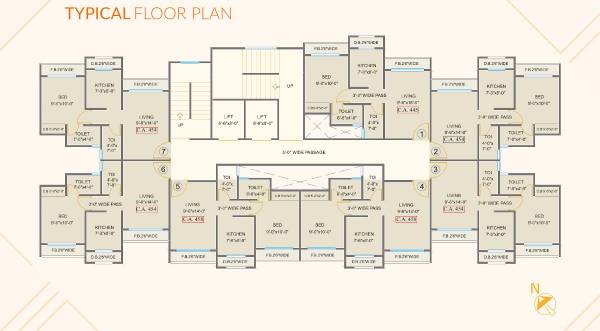  golden-square Wisteria Square 1 Cluster Plan