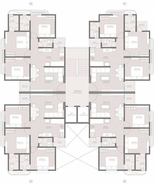  symphony Tower D Cluster Plan From 1st To 7th Floor