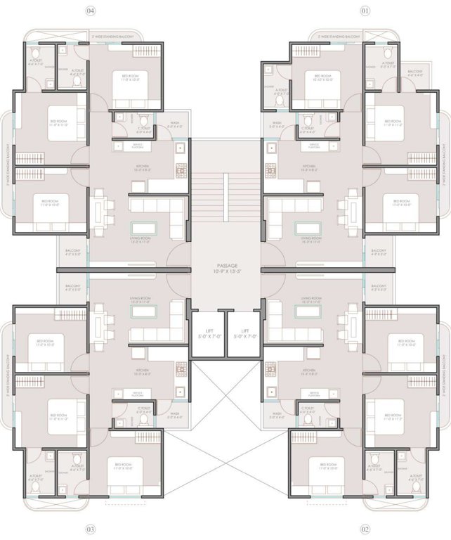  symphony Tower D Cluster Plan From 1st To 7th Floor