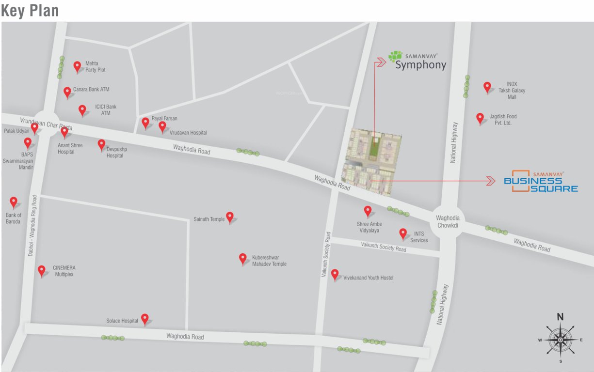  symphony Location Plan