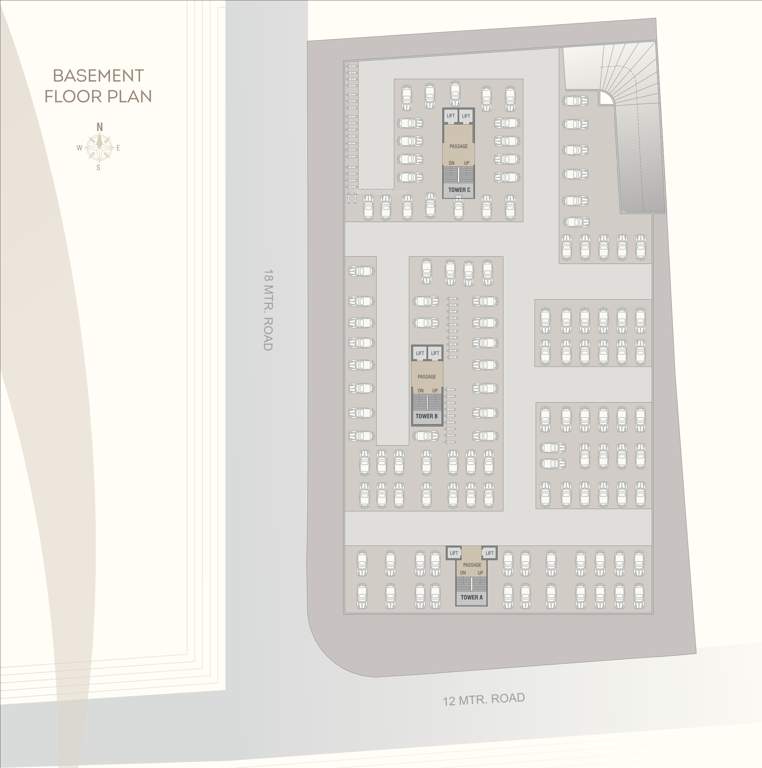  orchid skyrise A Cluster Plan for Basement Floor