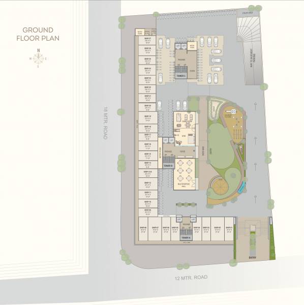  orchid-skyrise A Cluster Plan for ground Floor
