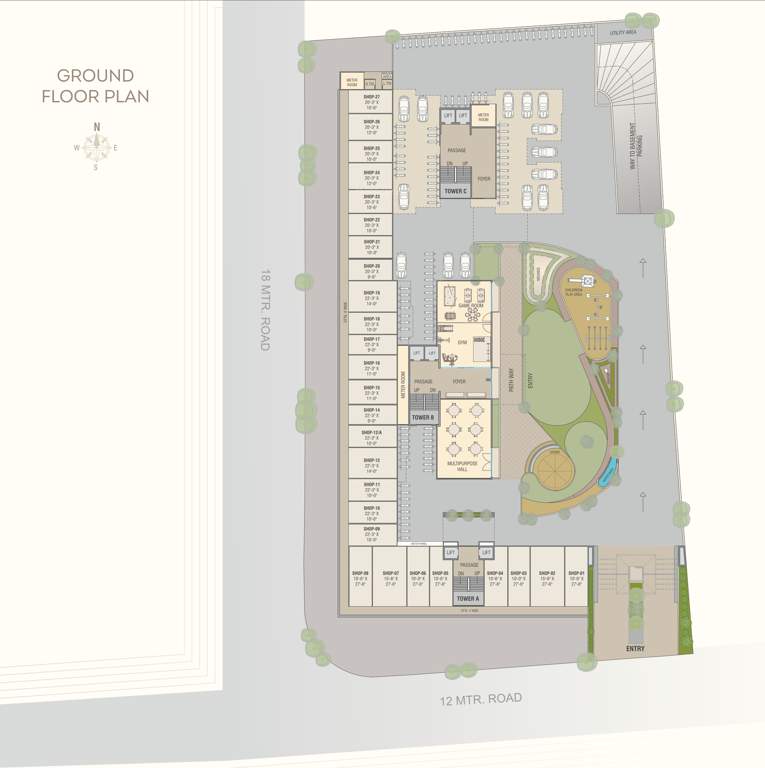  orchid skyrise A Cluster Plan for ground Floor