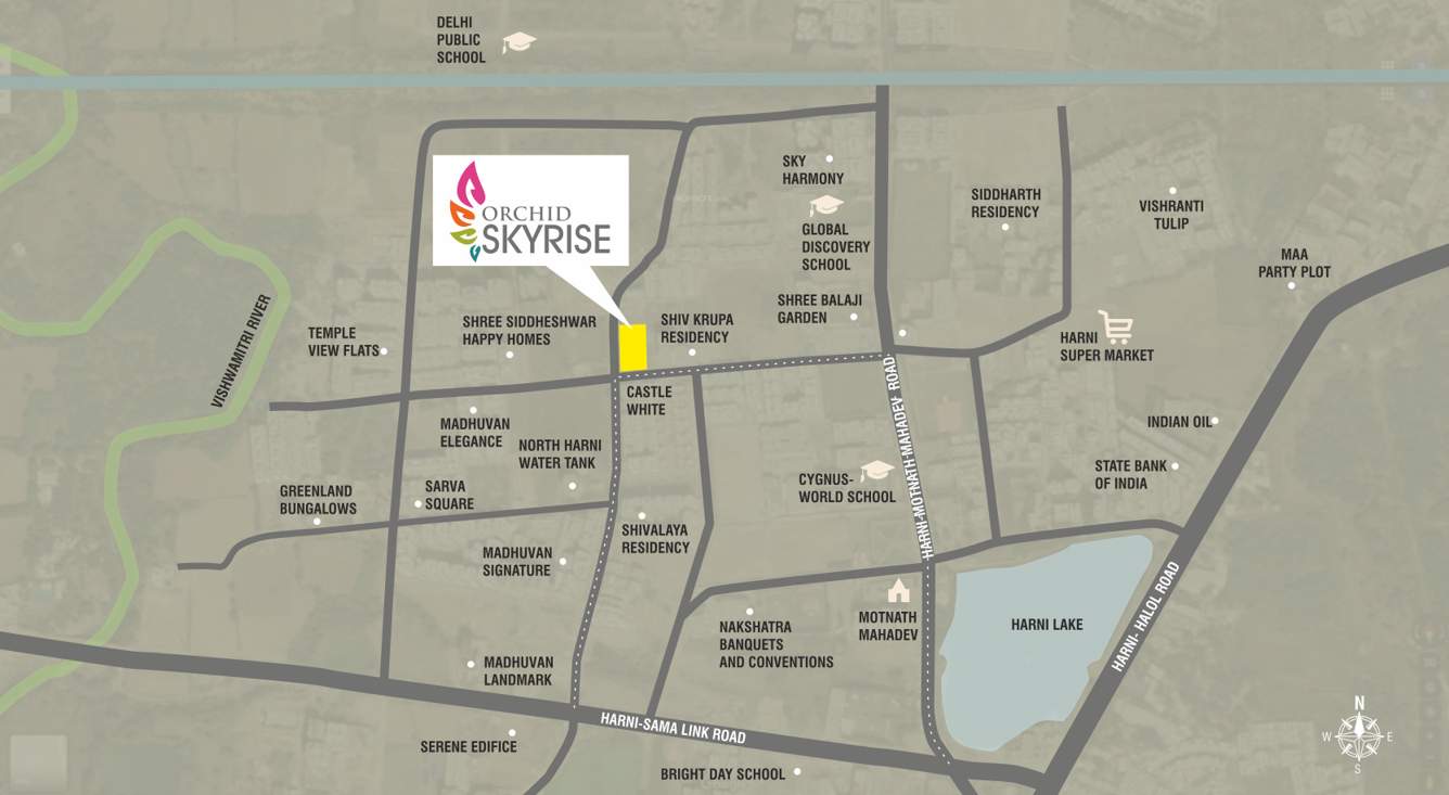  orchid skyrise Location Plan