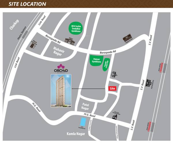  orchid-residency Location Plan