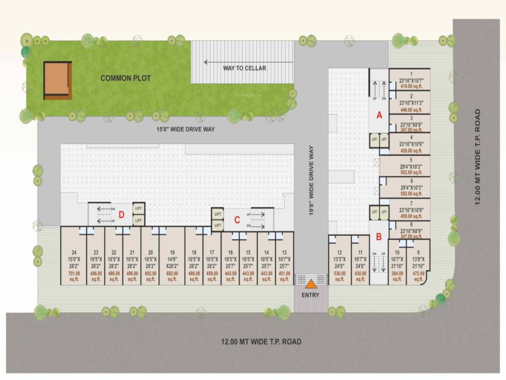  sahitya elenza Layout Plan