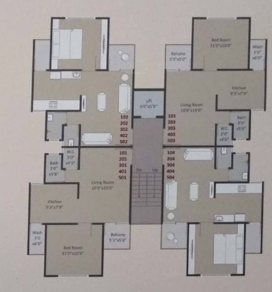  akshar-heights-ii E1 Cluster Plan