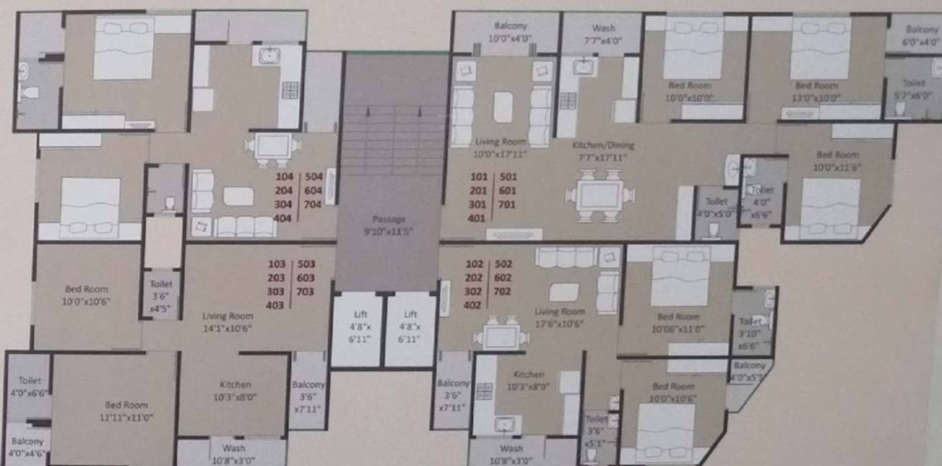 akshar heights ii K3 Cluster Plan