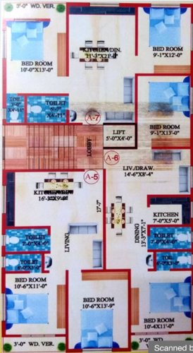  jai-ganesh-apartment-6 Dummy Tower Cluster Plan for 1st Floor