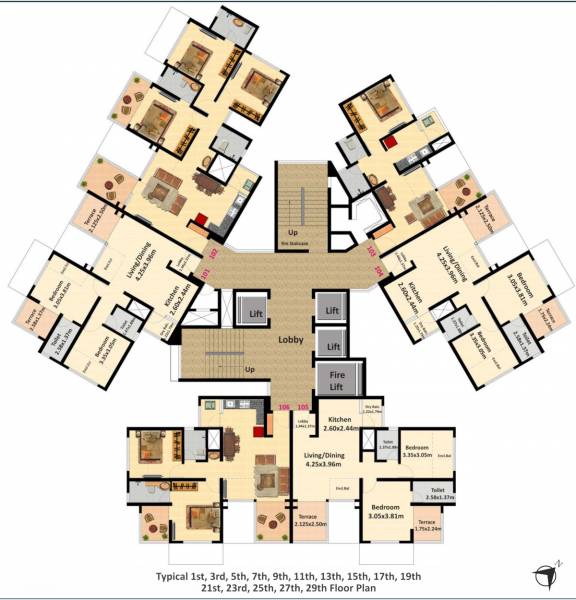  ekaant-i Wing A Cluster Plan