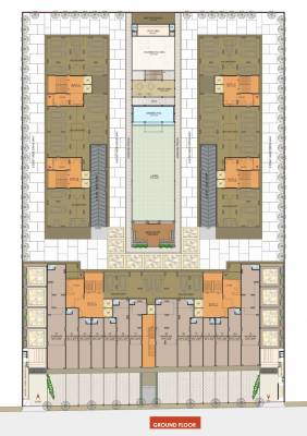  amara Tower A, B, C, D, E, F Cluster Plan for ground Floor