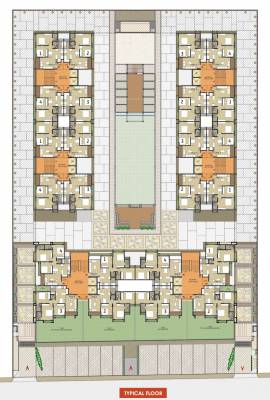  amara Tower A, B, C, D, E, F Cluster Plan from 3rd to 14th Floor