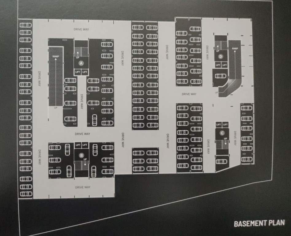  shine Tower A, B, C And D Cluster Plan for Basement Floor