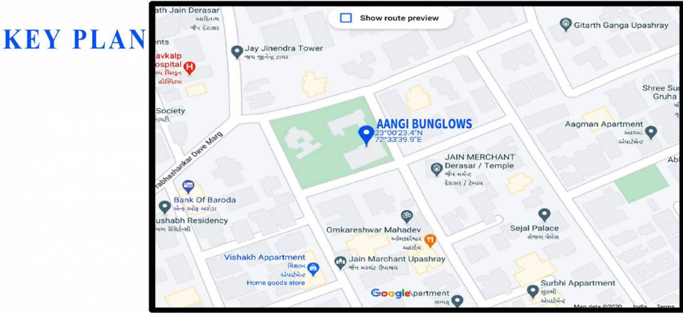  aangi bunglows Location Plan