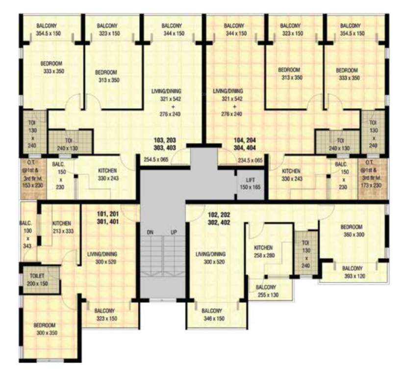  vian phase 2 Vian Phase 2 Cluster Plan from 1st to 4th Floor
