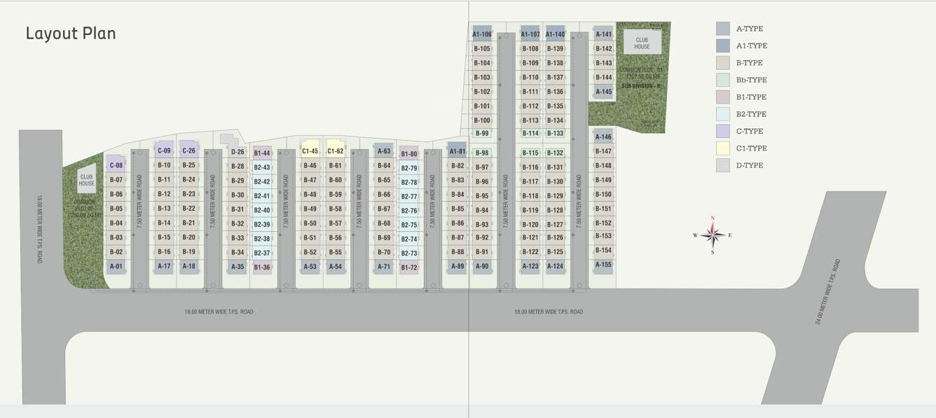  shyamal orchid Layout Plan