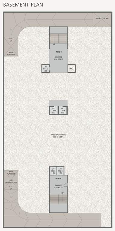 paradise palms Tower A & B Basement Cluster Plan