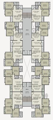 Tower A & B Cluster Plan from 1st to 14th Floor paradise-palms Tower A & B Cluster Plan from 1st to 14th Floor