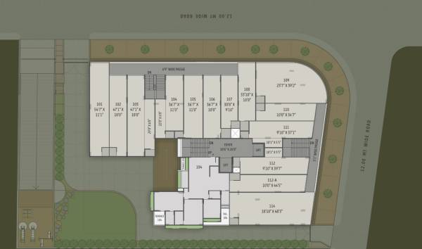  advait Advait Cluster Plan for 1st Floor